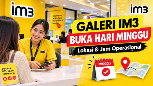 Galeri IM3 Buka Hari Minggu