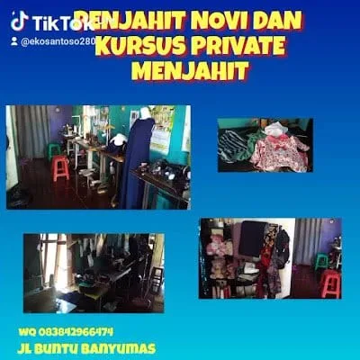 Kursus Menjahit di Banyumas